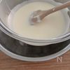 切り餅アレンジ!いちご大福みたいな牛乳プリンの工程8