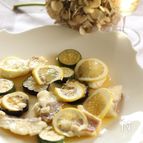 白身魚と夏野菜の揚げカルパッチョ