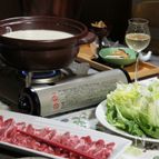 豆乳レタスしゃぶしゃぶ♪