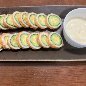 あっこの作ってみた!投稿(お家居酒屋＊丸ごときゅうりのちくきゅう)