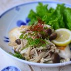 うま塩きのこのチキンステーキ【作りおき】