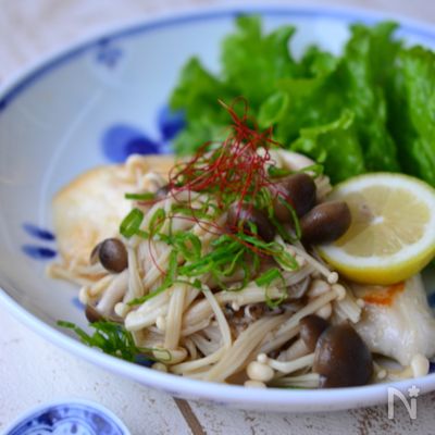 うま塩きのこのチキンステーキ【作りおき】