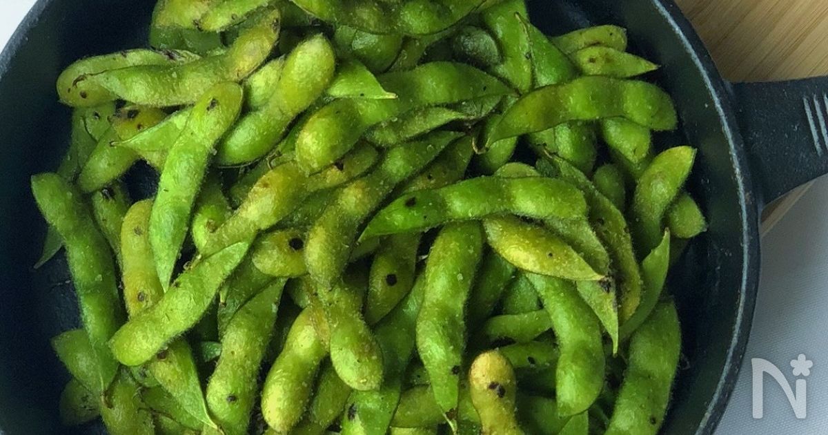 やみつき枝豆シリーズ①茹でない！＊枝豆のクレソル炒め＊