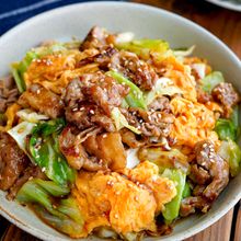 【豚たまキャベツの旨だれ炒め】ご飯に合う!キャベツたっぷり♪
