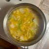 【ホロッと鶏肉と白菜のピリ辛白湯うどん】の工程5