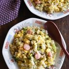 【ブロッコリーのチャーハン】旨味と甘味たっぷり！
