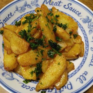 ももの作ってみた!投稿(【やみつきポテト】食材１つ作る！おかわりコールが止まらない！)