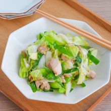 家にある調味料で作る🧂鶏肉とキャベツの塩だれ炒め