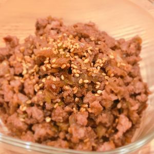 ミルクの作ってみた!投稿(【調味料はたったの2つ！万能ピリ辛肉みそ】味付けに迷わない)