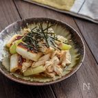 焼きねぎとささみのわさび醤油マリネ