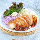 おぼえやすい調味料☆鶏胸肉の蜂蜜味噌漬け焼き！