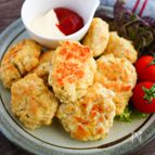 豆腐のチーズチキンナゲット【節約に♪止まらないおかず】