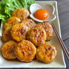 ふわじゅわ〜♪大満足の照り焼きつくね