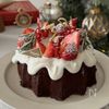 レンジで5分！簡単【クグロフ】クリスマスケーキの工程7