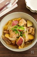 やさしい甘さ♪鶏肉とさつまいもの煮物