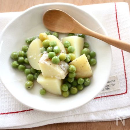 じゃがいもとえんどう豆の塩麹煮 By 山本路子 みるまゆ レシピサイト Nadia ナディア プロの料理家のおいしいレシピ