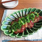 疲労回復☆たっぷりネギとチャーシューのごま油炒め