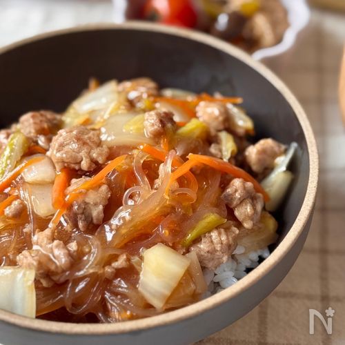 10分で完成！【とろとろ春雨丼】