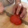 【鶏のトマトみそスープ】トマトの酸味がさっぱりと美味しい♪の工程1
