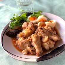 鶏手羽元のアドボ