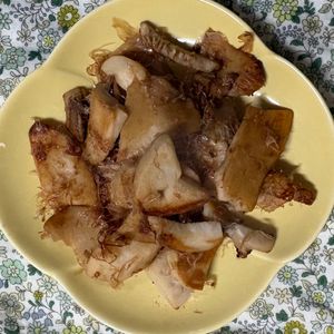 チョビの助の作ってみた!投稿(簡単！エリンギのしょうゆ焼き。包丁不要♪おつまみ、副菜に。)