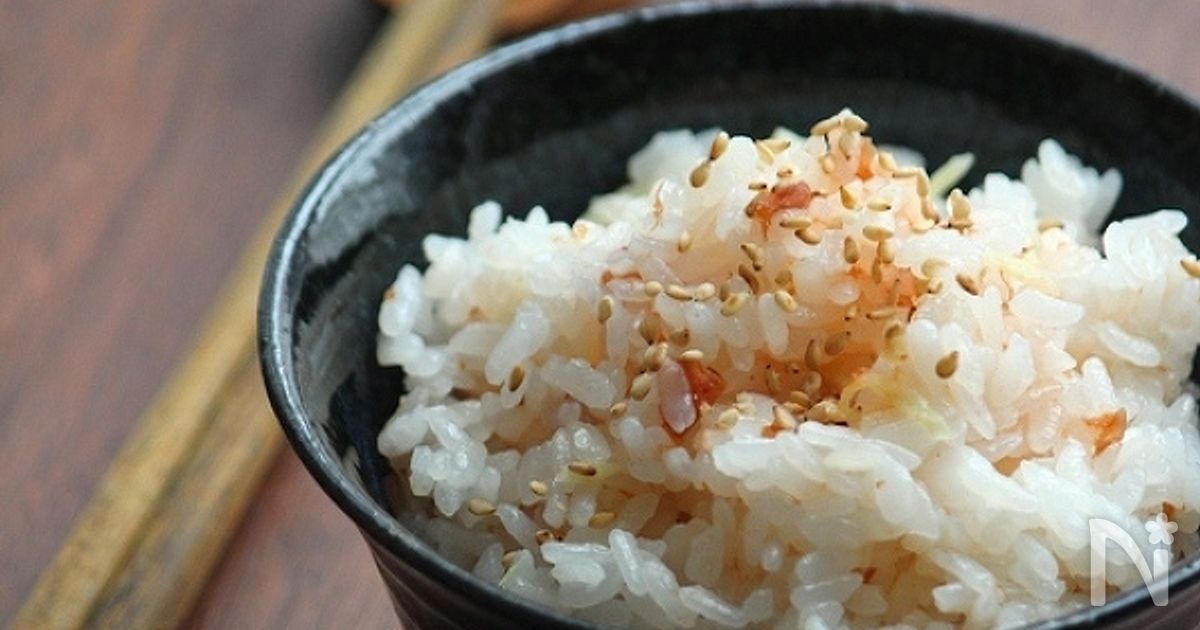 梅生姜ご飯