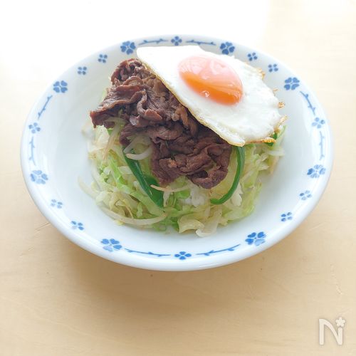 食べ応え&栄養満点!シャキシャキ野菜の焼肉ライス