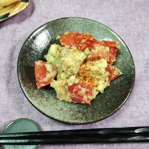 M＊Pの作ってみた!投稿(わさびを効かせるのがポイント♪【トマトとアボカドのナムル】)