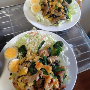 はぴまんの作ってみた!投稿(ガッツリ食べたいご飯が進む味♡『豚ニラたま』)