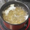 こっくりやみつき♬タコとたけのこのガリバタ醤油パスタ♬の工程1