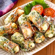 【ちくわチーズの磯辺揚げ】パクパクおつまみ♪お弁当あと1品に
