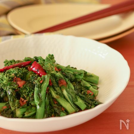 菜の花の中華炒め 簡単 春野菜 By とん かつ子 レシピサイト Nadia ナディア プロの料理家のおいしいレシピ