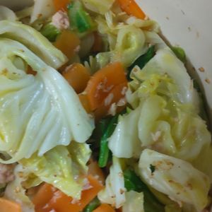 マルグリートの作ってみた!投稿(春キャベツとツナのうま塩サラダ【#作り置き #野菜不足解消】)