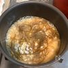 ごま香る 中華風もずく卵がゆの工程2