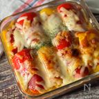 パプリカの肉詰めない焼き