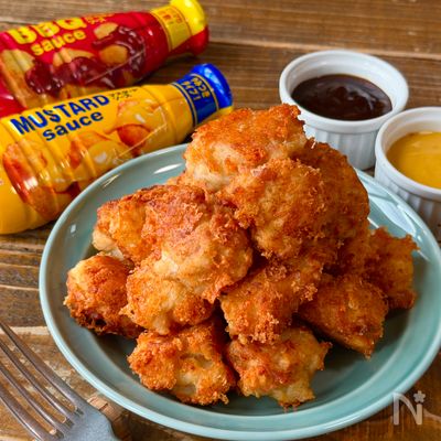 クリスマスにオススメ♪はんぺんチーズチキンナゲット♪