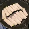 【包丁不要】大葉とキムチのパリパリ棒餃子の工程3