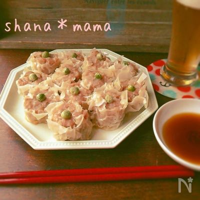 フライパンで簡単♪柔らかジューシー基本の焼売♪