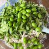 【むね肉ときゅうり、枝豆の中華風白和え】うどんスープで簡単！の工程5