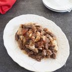 牛肉と白ねぎの中華風炒め