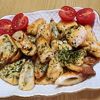 ナムディの作ってみた!投稿(【鶏むねとちくわの海苔バター照り焼き】これ絶品！節約おかず)
