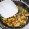蕪と豚細切れ肉の中華煮の工程5