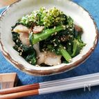 スピード料理☆豚バラ肉と菜の花のゴマ炒め