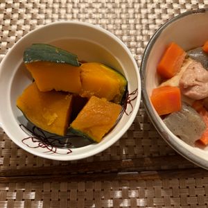 マリオタクピンクの作ってみた!投稿(レンジで簡単に！失敗なしの時短煮物♡『かぼちゃの甘辛煮』)