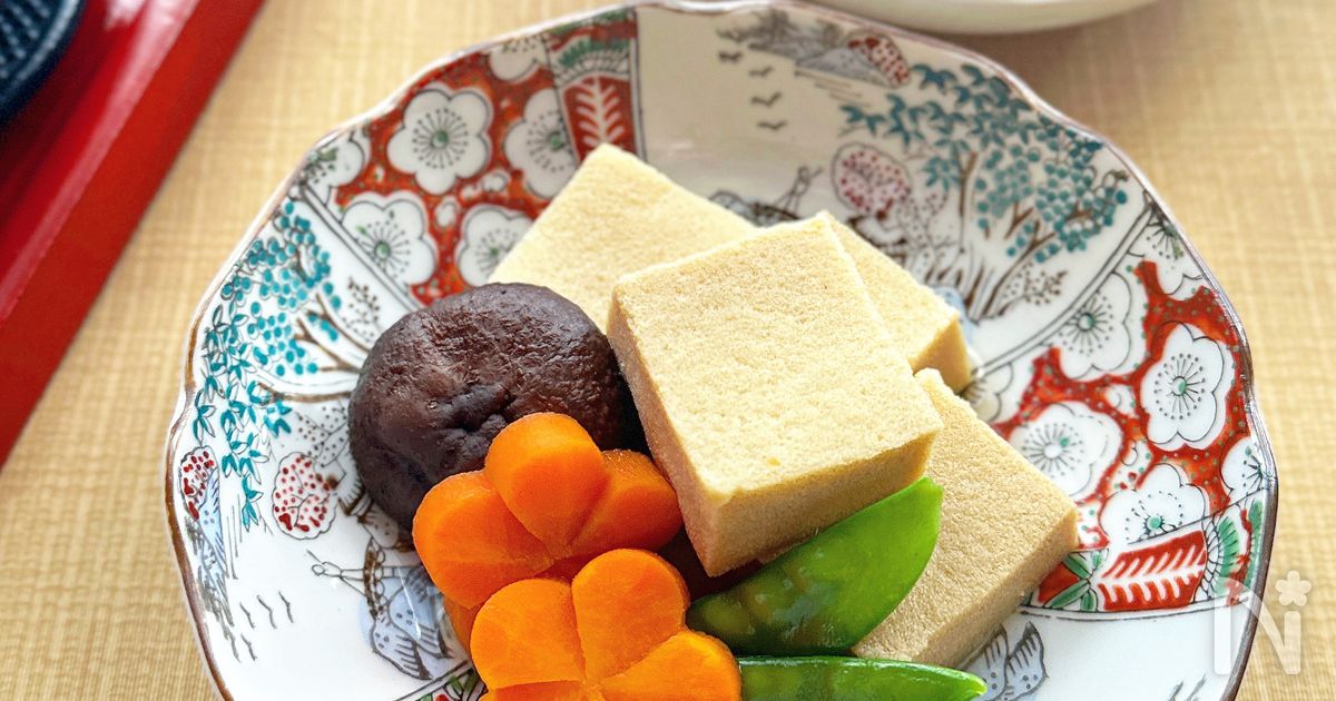 【こうや豆腐の含め煮】白だし使用レシピ
