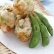はんぺんと枝豆、エビのフワフワ揚げ