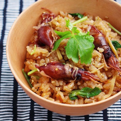 簡単絶品！ホタルイカの炊き込みご飯