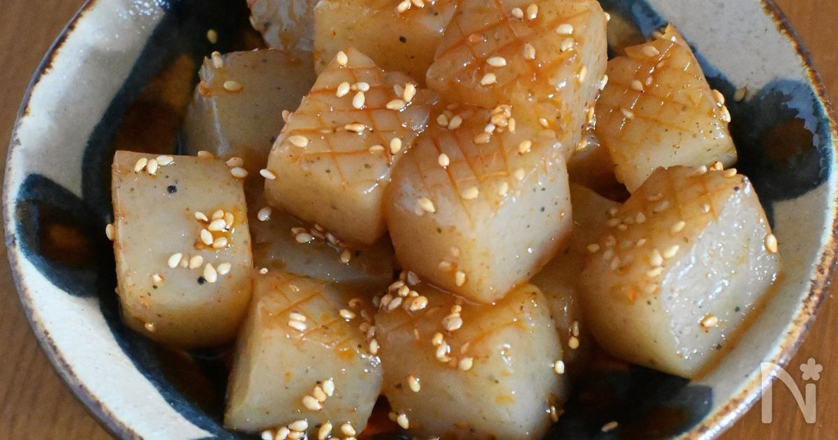 こんにゃくのピリ辛コチュジャン炒め煮