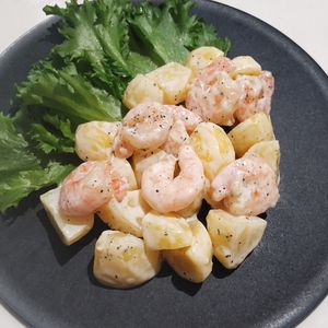 あゆなの作ってみた!投稿(レンジで絶品♪〖海老じゃがマヨ〗コク旨やみつき＆節約レシピ♡)