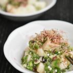 長芋とたたきオクラの梅肉和え